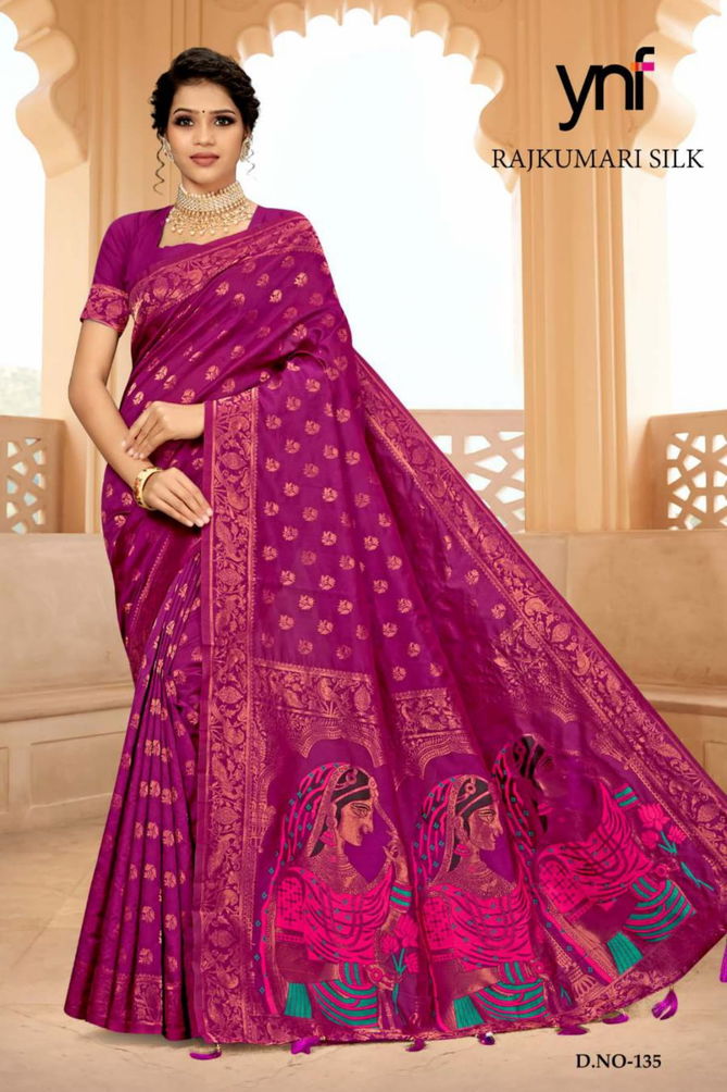 Ynf Rajkumari Silk Designer Banarasi Saree Collection
